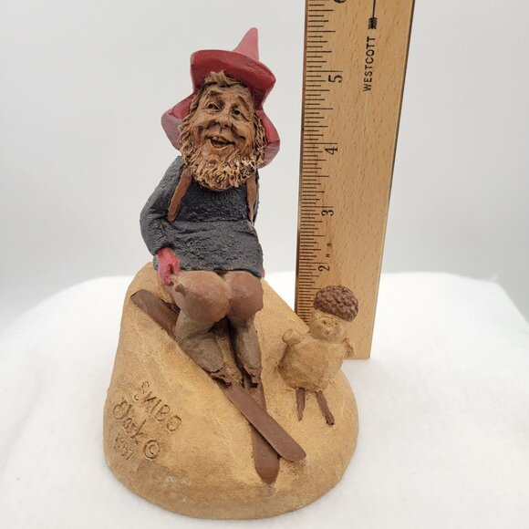 Tom Clark Walt Gnome SKIBO Skiing Gnome Figurine 1987 Signed & Numbered #22 - Picture 2 of 10